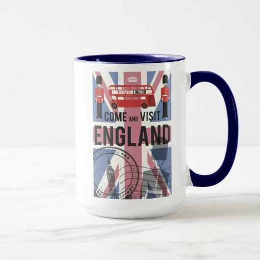 Mug Venez visiter l'Angleterre (Droite)