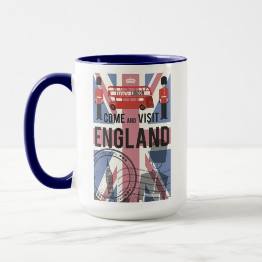 Mug Venez visiter l'Angleterre (Gauche)