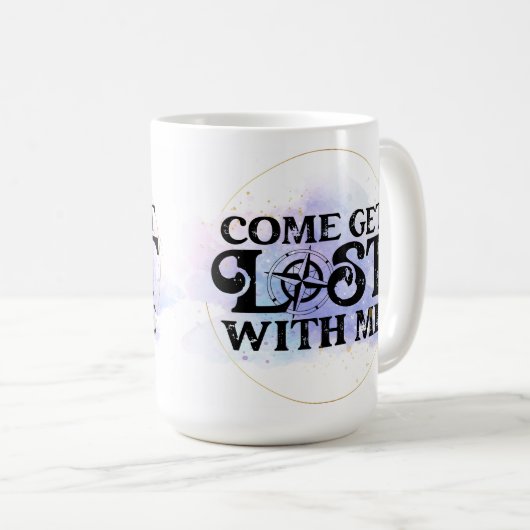 Mug Venez vous perdre avec moi (Devant droit)