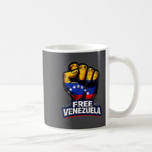 Mug Venezuela Flag Venezuela Libre 2026  (Droite)