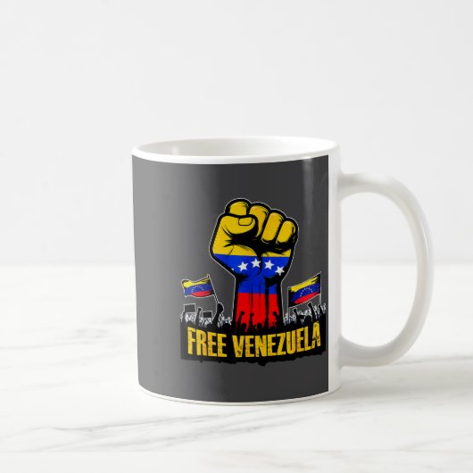 Mug Venezuela Flag Venezuela Libre 2026  (Droite)