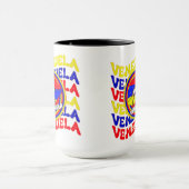 Mug Vénézuélienne Drapeau vénézuélienne Fierté lèvres (Centre)