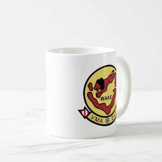 Mug Vengeurs d'île de sillage VMA-211 (Devant droit)