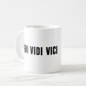 Mug Veni vidi vici (Devant gauche)