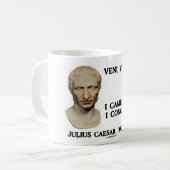 Mug Veni, Vidi, Vici - je suis venu, j'ai vu, j'ai (Devant gauche)