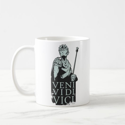 Mug Veni Vidi Vici Julius César Roman (Gauche)