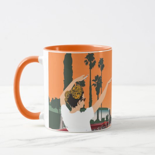 Mug "Venice Beach - Collection Cali Vibes". Il représe (Gauche)