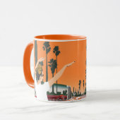 Mug "Venice Beach - Collection Cali Vibes". Il représe (Devant gauche)