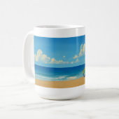 Mug Venice Beach Rainbow Lifeguard Stand (Devant gauche)