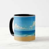 Mug Venice Beach Rainbow Lifeguard Stand (Devant gauche)