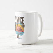 Mug Venice Vibes Flamingo Retro Beach California Tropi (Devant droit)