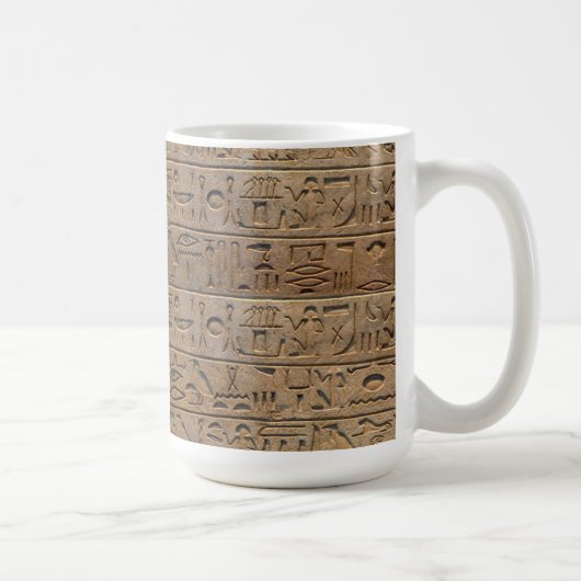 Mug Venin d'Egyptian Hiéroglyphe (Droite)