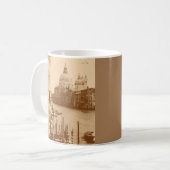 Mug Venise et Grand Canal à Taupe (Devant gauche)