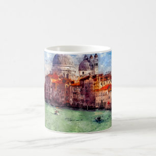 Mug Venise Italie AquarelleVoyage Art Holiday Carte po