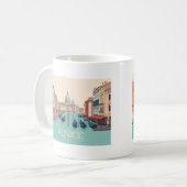 Mug Venise Italie Pastel Voyage Design (Devant gauche)
