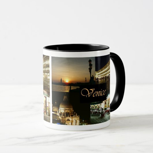 Mug Venise par nuit (Devant droit)