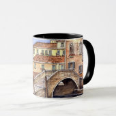 Mug Venise - Stylo & Laver Aquarelle (Devant droit)