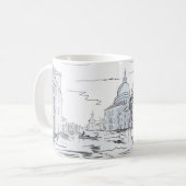 Mug Venise. Ville sur l'eau (Devant gauche)