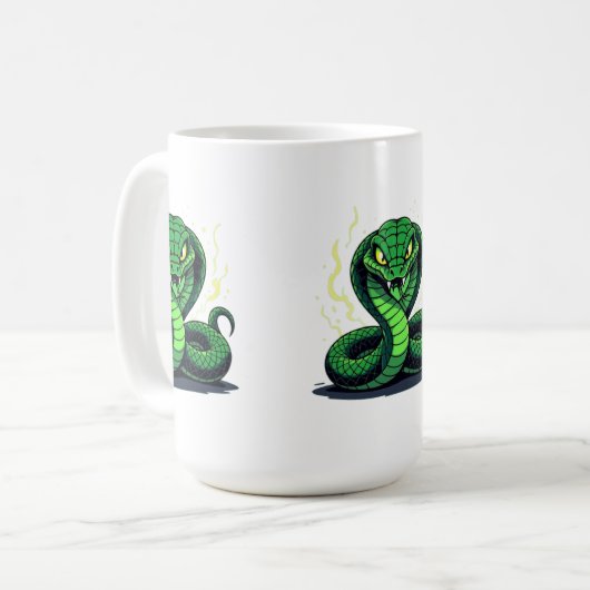 Mug Venomous Snake – Danger and Precision (Devant gauche)
