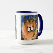 Mug VENT SAUVAGE - Chow 15 oz de muscade (Devant droit)