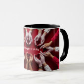 Mug Vente de boue "United We Stand" (Devant droit)