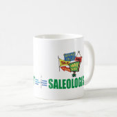 Mug Vente de bric-à-brac humoristique (Devant droit)