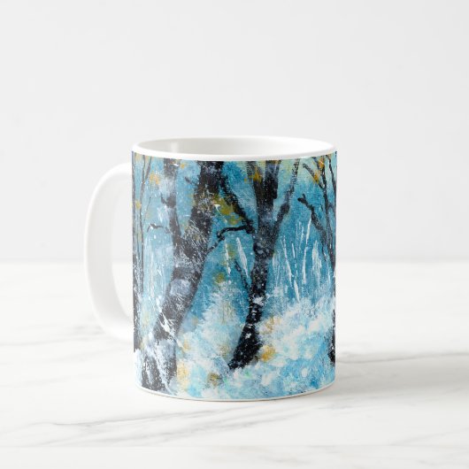 Mug Venté et enneigé (Devant gauche)