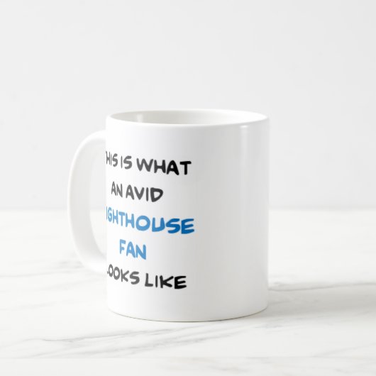 Mug ventilateur de phare, avide (Devant gauche)