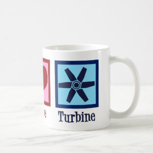 Mug Ventilateur Turbine Peace Love
