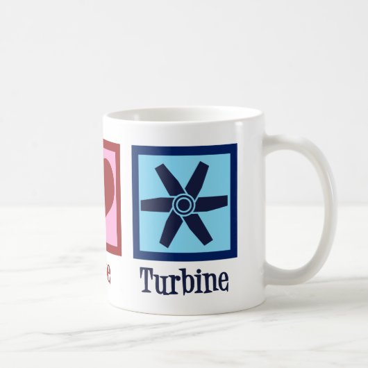 Mug Ventilateur Turbine Peace Love (Droite)