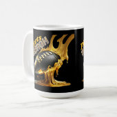 Mug Ventilateurs De Football De Pittsburgh - Acier Mou (Devant gauche)