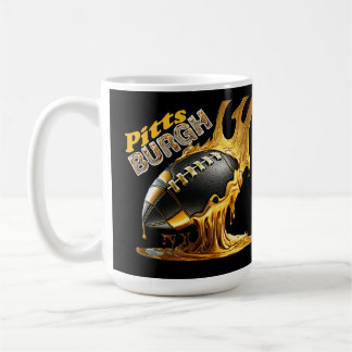 Mug Ventilateurs De Football De Pittsburgh - Acier Mou