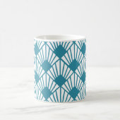 Mug Ventilateurs Turquoises Art déco (Centre)
