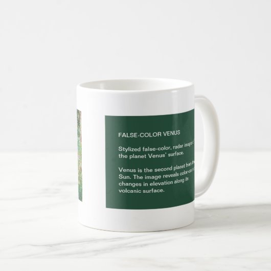 MUG VENUS DE FAUX COULEURS (Devant droit)