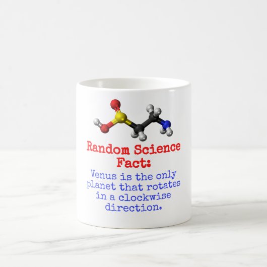 Mug Vénus Est La Seule Planète - Science Fact (Centre)