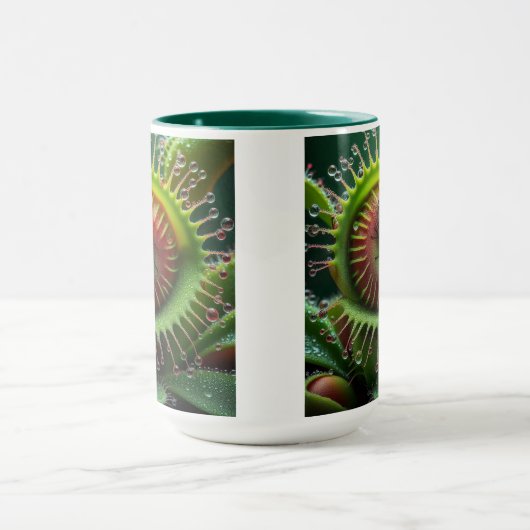 Mug Vénus Flytrap Floral Vert et Rouge (Centre)