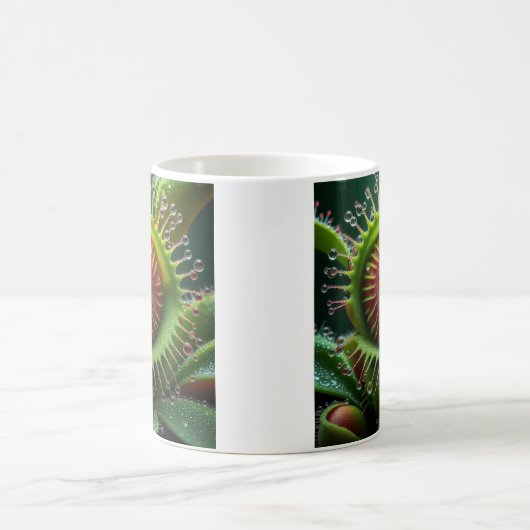 Mug Vénus Flytrap Floral Vert et Rouge (Centre)