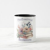 Mug Ver de bibliothèque professionnel (Centre)
