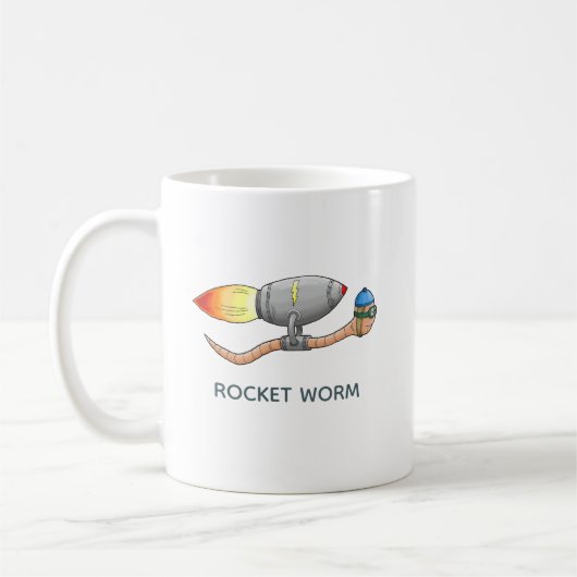 Mug Ver de Fusée Rapide (Gauche)