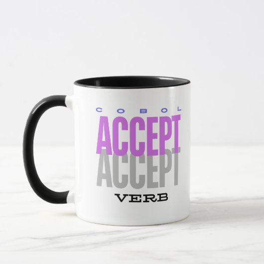 Mug Verbe Accept en programmation Cobol (Gauche)