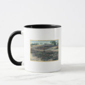 Mug Verbenas du sable et Primroses du désert (Gauche)