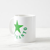 Mug Verda Stelo (Esperanto Star) (Devant gauche)