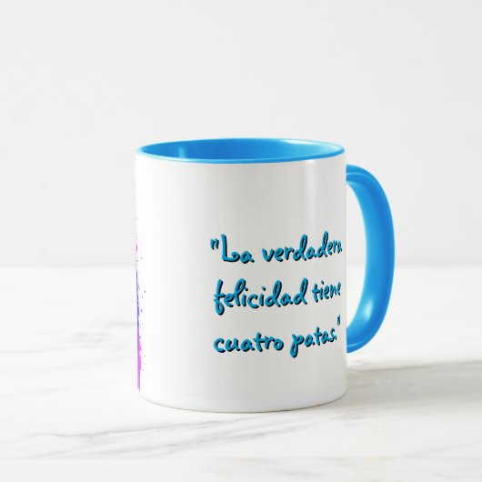 Mug ¡¡¡Verdadera felicidad!!! (Devant droit)