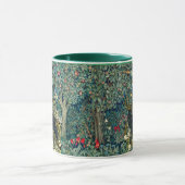 MUG VERDURE, ANIMAUX FORESTIERS, RAVÉS EN FLORAL VERT (Centre)