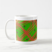 Mug verdure art abstrait (Gauche)