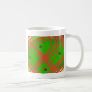Mug verdure art abstrait
