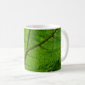Mug Verdure des veines feuilles de papillon (Devant droit)