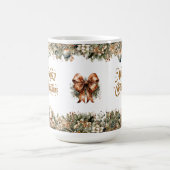 Mug Verdure dorée moderne et oranger rouillé brûlé (Centre)