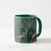 Mug VERDURE, Hares d'ANIMAUX FORESTIERS, Renard, Flora (Devant droit)