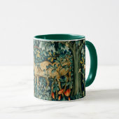 Mug VERDURE, LES ANIMAUX FORESTIERS FONT Noël Floral (Devant droit)
